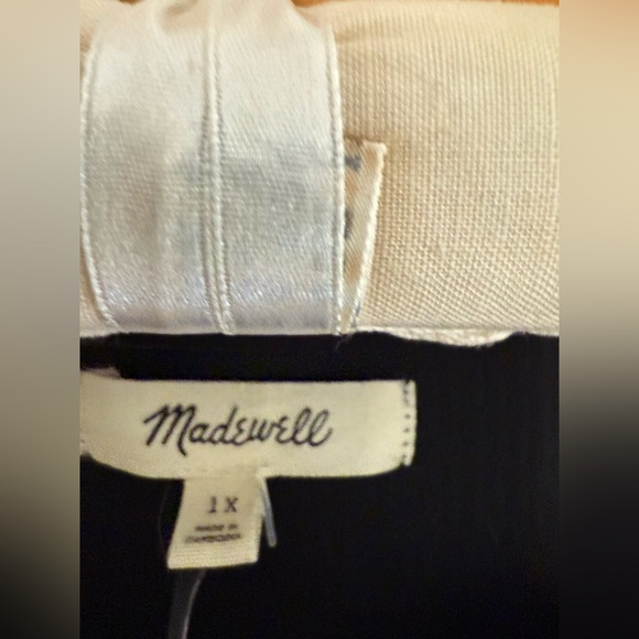 NWT Women’s Madewell long sleeve shirt 1X - Picture 2 of 4